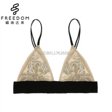 Señoras de moda sexy conjuntos de sujetador de red venta caliente fotos de ropa interior sujetador tamaño 34 malla triángulo bralette